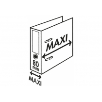 Папка-регистратор Esselte MAXI 80мм, красный  арт.81183