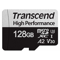 Карта пам'яті microSDHC 128Gb Transcend, кл. + SD адаптер