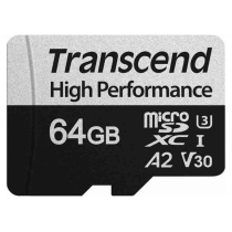 Карта пам'яті microSDHC 64Gb Transcend, кл. + SD адаптер
