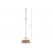 Метла универсальная Optima cleaning с хромированной ручкой 118 см