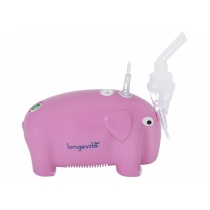 Інгалятор LONGEVITA CNB69012 Pink компресорний