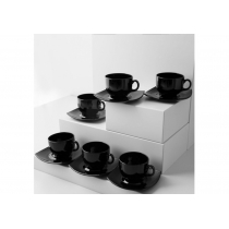 Сервиз чайный LUMINARC QUADRATO BLACK, 12 предметов