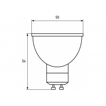 Лампа ЕКО EUROLAMP LED серія  SMD MR16 5W GU10 3000K (200)