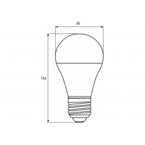 Лампа ЕКО EUROLAMP LED серія  A70 15W E27 4000K (50)