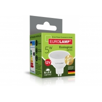 Лампа ЕКО EUROLAMP LED серія  MR16 5W GU5.3 4000K 12V (50)