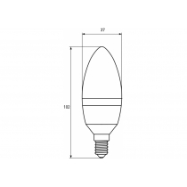 Лампа ЕКО EUROLAMP LED серія  CL 6W E14 4000K