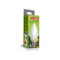 Лампа ЕКО EUROLAMP LED серия CL 6W E14 4000K