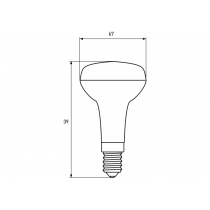 Лампа ЕКО EUROLAMP LED серія  R39 5W E14 4000K