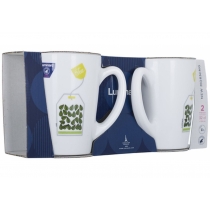 Чашка LUMINARC NEW MORNING GREEN TEA LEAVES /НАБІР/2х320 мл