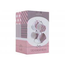 Чашка Limited Edition TENDERNESS /НАБІР/4х280 мл на метал. підставці