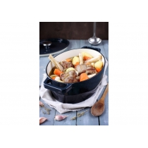 Каструля PYREX Slow Cook grey чугун кастрюля овал 5.8л