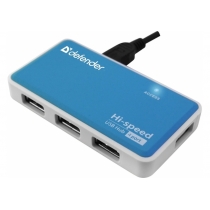 USB-хаб Defender Quadro Power+Adapter 4xUSB 2.0