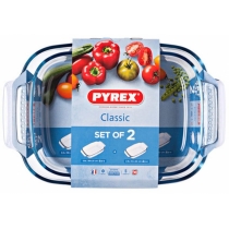 Форма с/к PYREX CLASSIC н-р форм 2пр скляна прямокут.39х25,35х23см