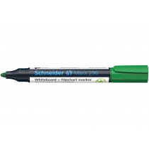 Маркер для дошок та фліпчартів SCHNEIDER MAXX 290 2-3 мм, зелений