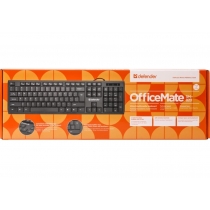 Клавіатура Defender OfficeMate SM-820 USB Black