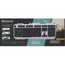 Клавіатура Defender Metal Hunter GK-140L RU, RGB