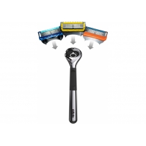Подарочный набор Бритва Gillette Fusion5 ProShield + 3 Кассеты + Подставка
