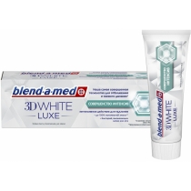 Зубна паста Blend-a-med відбілююча 3DWhite Luxe Досконалість інтенсивної дії 75 мл