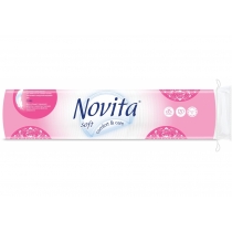 Диски ватні NOVITA Soft косметичні 120шт