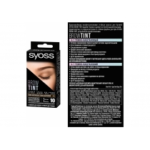Стойкая краска для бровей SYOSS Brow Tint 4-1 Темно-каштановый 17 мл