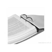Папка-реєстратор Format, ламинированный картон, А4, 70мм, чорна