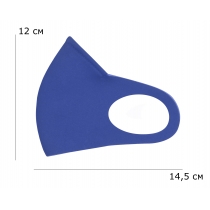 Маска Пітта RedPoint тканинна з фіксацією на переніссі Яскраво-синя, розмір XS
