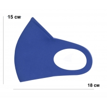 Маска Пітта RedPoint тканинна з фіксацією Яскраво-синя, розмір L