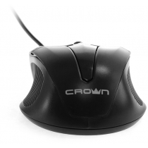 Клавиатура CROWN, CMMK-520 black, набор кл + мышь, проводная
