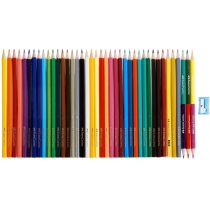 Олівці кольорові 36 кол.+3шт=6кол. BICOLOR+ чорнографітний олівець 