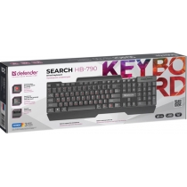 Клавиатура DEFENDER (45790) Search HB-790 RU USB