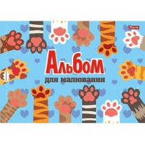 Альбом для малювання А4, 12 арк., скоба, перфорація