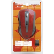 Миша Defender Accura MM-965 Wireless Red (52966)