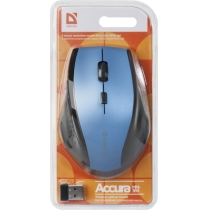 Миша Defender Accura MM-365 Wireless синій (52366)