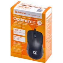 Миша Defender Optimum MB-160 USB Black (52160)