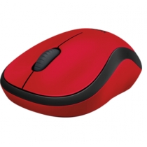 Мышь Logitech Wireless Mouse M220 Silent Red