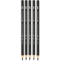 Олівці акварельні чорнографітні Faber-Castell GRAPHITE AQUARELLE набір 5шт у металевій коробці