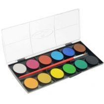 Фарби акварельні сухі  Faber-Castell 12 кольорів  D=30мм