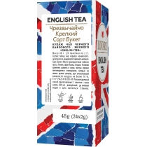 Чай чорний міцний пакетований Lovare English tea 24шт х 2г