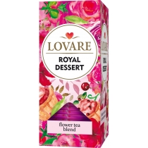 Чай каркаде  пакетований Lovare Королівський десерт 24шт х 1,5г