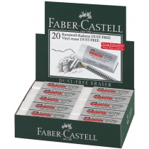 Гумка  Faber-Castell Dust-Free вініловий білий