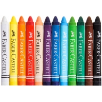 Набір крейди воскової кольорової Faber-Castell Triangular  коробці 12 кольорів