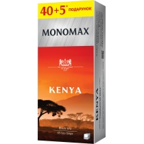 Чай чорний пакетований МОNОМАХ KENYA 40+5шт х 1,8г