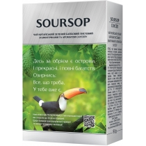 Чай зелений з ароматом саусеп МОNОМАХ SOURSOP 90г