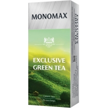 Чай зелений пакетований МОNОМАХ EXCLUSIVE GUN POWDER 25шт х 1,5г