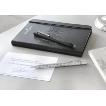 Ручка шариковая автоматическая Faber-Castell Grip 2011 XB, корпус матовый черный