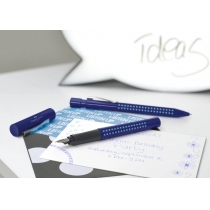 Ручка шариковая автоматическая Faber-Castell Grip 2010 корпус синий