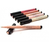 Набір ручок-пензликів капілярних Faber-Castell PITT Artist Pens "Brush" Light skin tones 6 шт