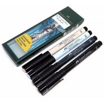 Набір  ручок-пензликів капілярних Faber-Castell PITT Artist Pens Soft Brush 4 шт