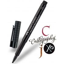 Набір ручок капілярних для каліграфії Faber-Castell PITT Calligraphy з 6 кольорів