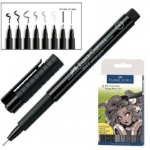 Набір ручок капілярних  Faber-Castell Pitt Artist Pens Manga Basic Set 8 кольорів